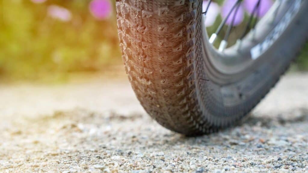 Motorcycle on Gravel