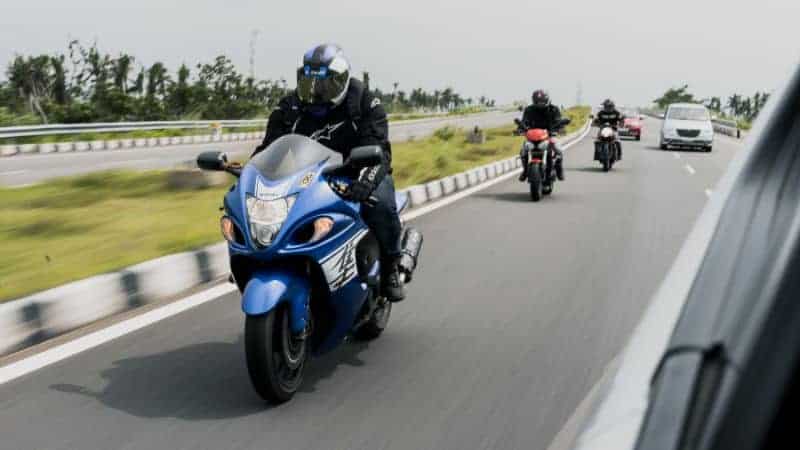 Motorcycle on Highway