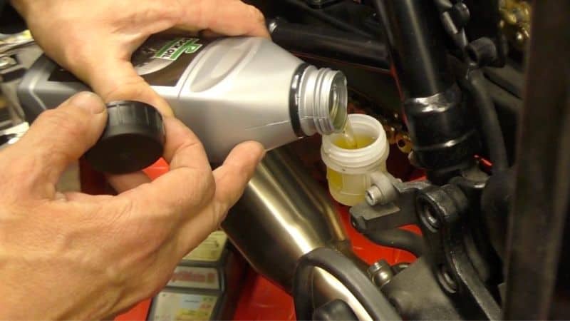 Filling Brake Fluid Reservoir