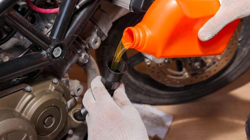 Motorcycle Oil Change