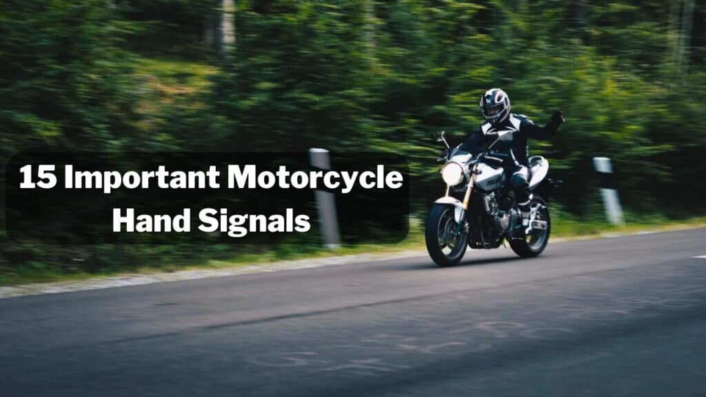Motorcycle Hand Signals