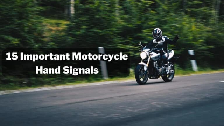 15 Important Motorcycle Hand Signals For Group Rides