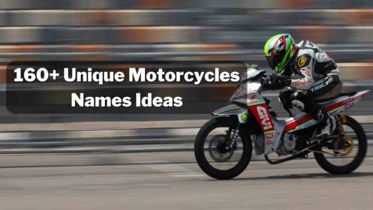 160+ Unique And Cool Motorcycle Names Ideas In 2024