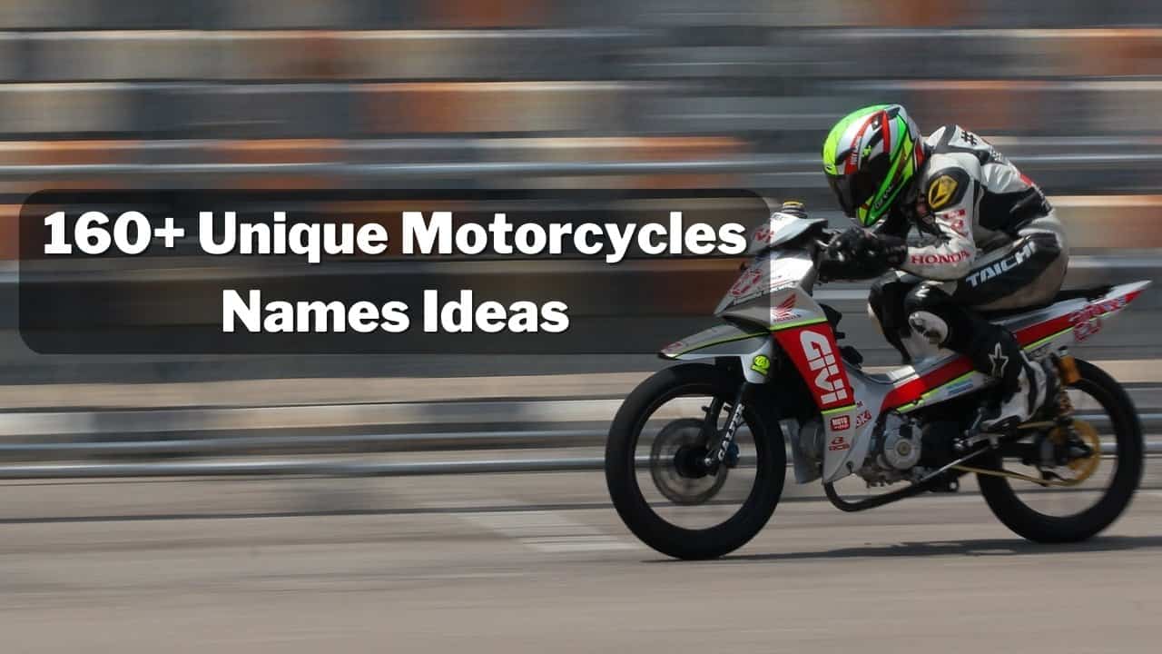 160 Unique And Cool Motorcycle Names Ideas In 2024
