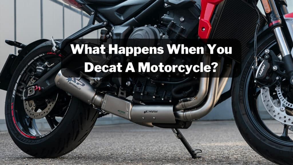 What Happens When You Decat A Motorcycle