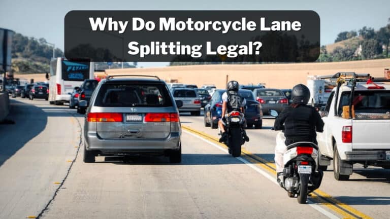 Why Do Motorcycle Lane Splitting Legal? – (Explained)