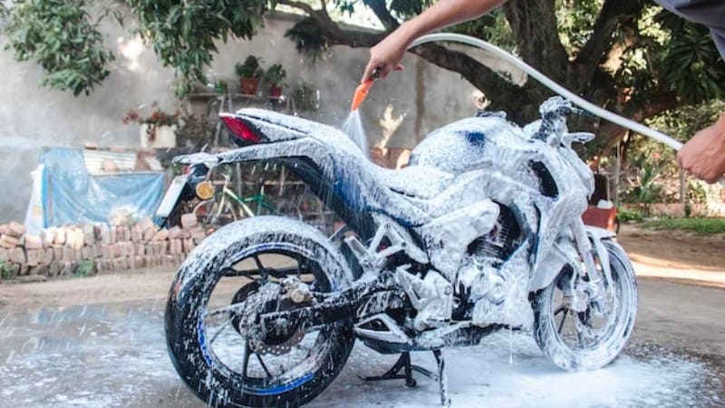 Motorcycle Washing