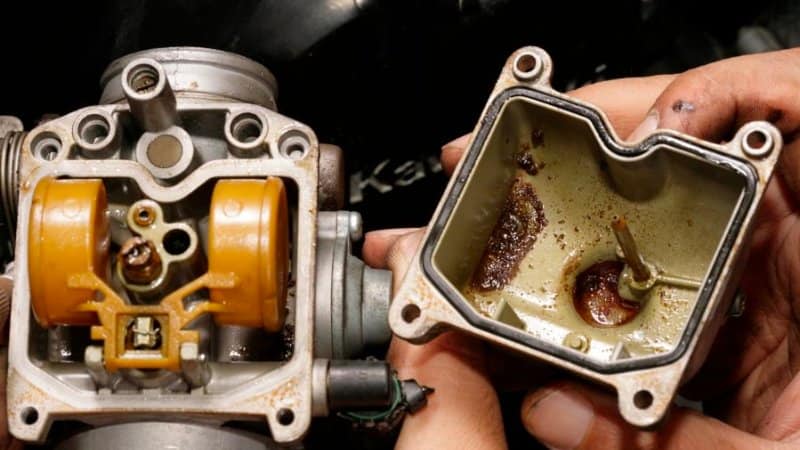 Motorcycle Dirty Carburetor