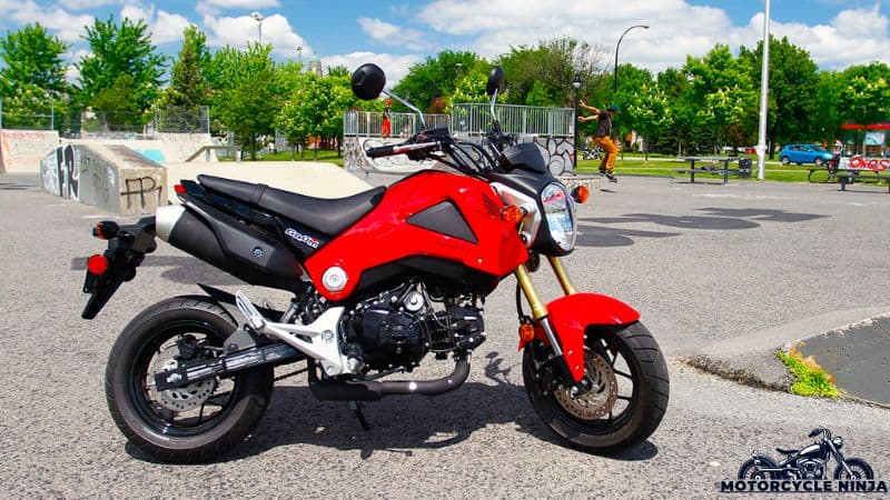 Honda Grom Motorcycle Red Color