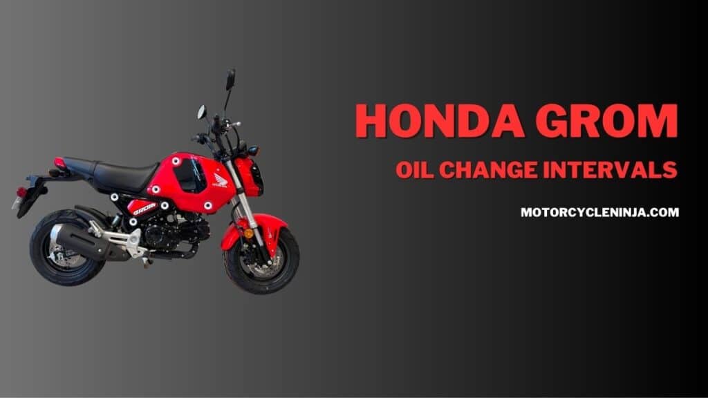 Honda Grom Oil Change Interval Featured Image