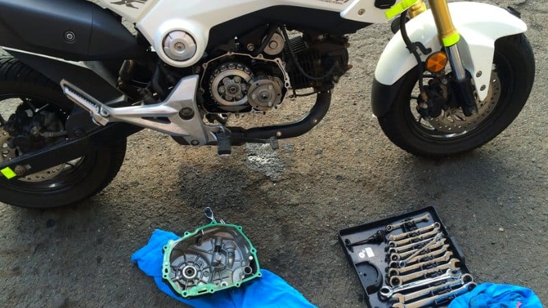 Honda Grom Oil Changing