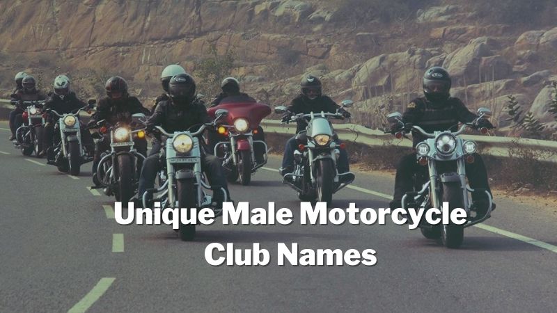 Male Motorcycle Club Name Ideas