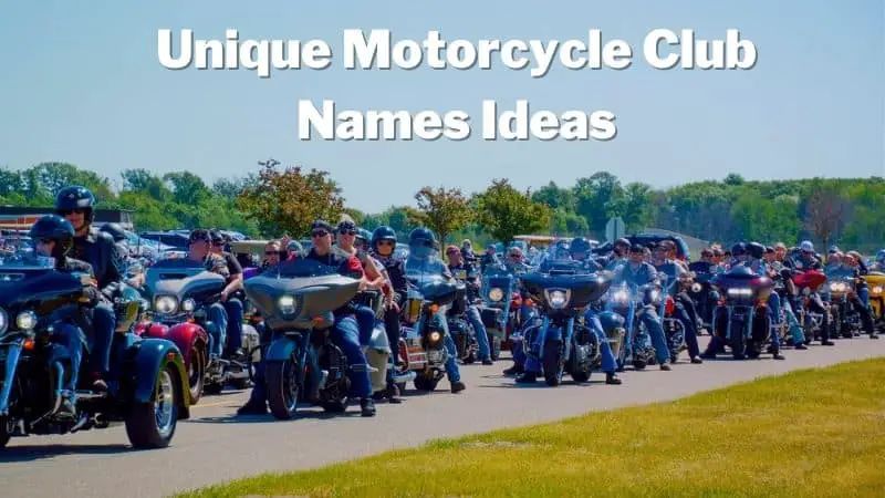 Unique Motorcycle Club Name Ideas