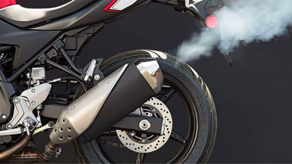 White Smoke From Motorcycle Exhaust