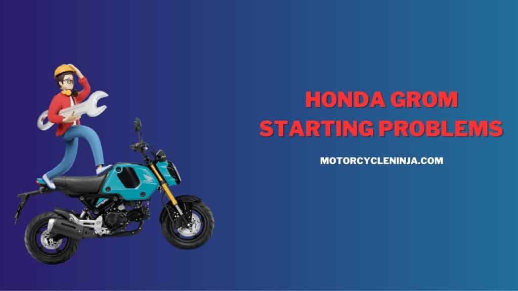 Honda Grom Starting Problem Feature Image